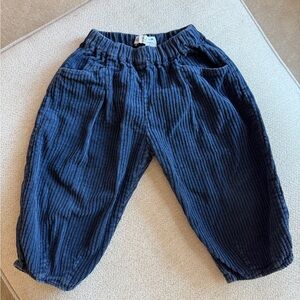 Zara Kids Dark Blue Corduroy Trousers